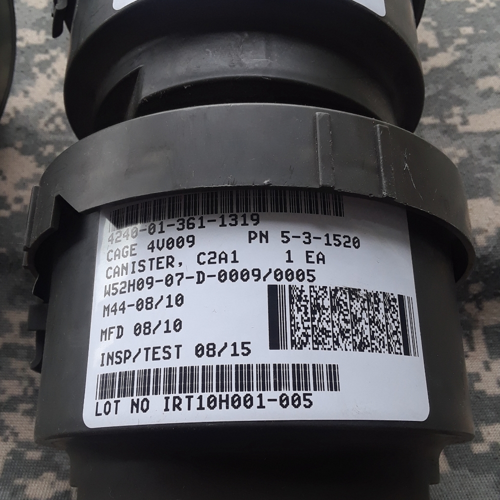 M40/40MM Nato Standard Gas Mask Filters